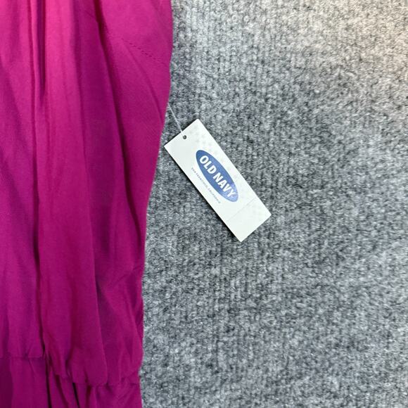 Old Navy Dress Womens XL Pink Sleeveless Mini Dress Lightweight Bohemian NEW - Picture 5 of 11